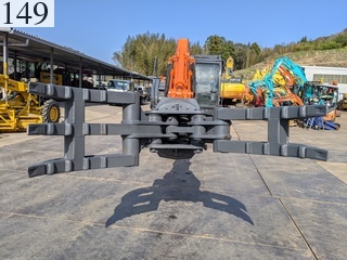 中古建設機械 中古 日立建機 HITACHI 解体機 ロングフロント・ハイリフト ZX135USK-5B