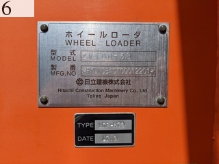 中古建設機械 中古 日立建機 HITACHI ホイール・ローダ １．０立米以上 ZW100-5B