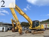 中古建設機械 中古 コマツ KOMATSU 解体機 ロングフロント・ハイリフト PC210LC-10