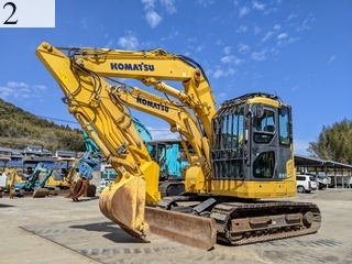 中古建設機械 中古 コマツ KOMATSU 解体機 ロングフロント・ハイリフト PC78US-10