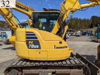 中古建設機械 中古 コマツ KOMATSU 解体機 ロングフロント・ハイリフト PC78US-10