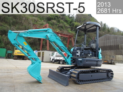 Used Construction Machine used  Excavator ~0.1m3 SK30SRST-5 #PD02-00329, 2013Year 2681Hours