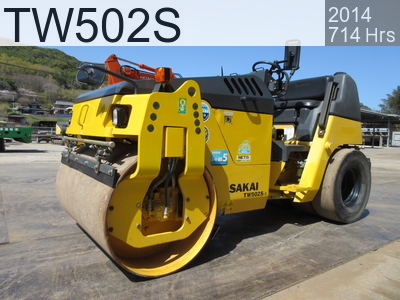 Used Construction Machine used  Roller Vibration rollers for paving TW502S #25322, 714Year 714Hours