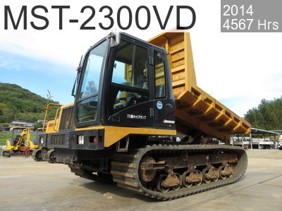 Used Construction Machine used  Crawler carrier Crawler Dump MST-2300VD #234056, 2014Year 4567Hours