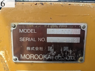 中古建設機械 中古 諸岡 MOROOKA 林業機械 フォワーダ・クローラ キャリア MST-600VDL