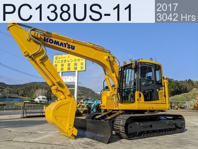 Used Construction Machine Used KOMATSU Excavator 0.4-0.5m3 PC138US-11 #51794, 2018Year 3042Hours