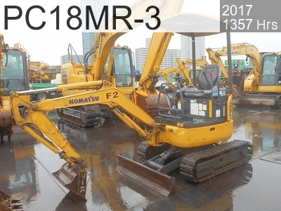 Used Construction Machine used  Excavator ~0.1m3 PC18MR-3 #23950, 2017Year 1357Hours