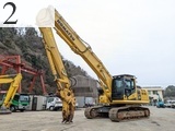 中古建設機械 中古 コマツ KOMATSU 解体機 ロングフロント・ハイリフト PC210LC-10