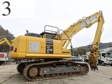 中古建設機械 中古 コマツ KOMATSU 解体機 ロングフロント・ハイリフト PC210LC-10