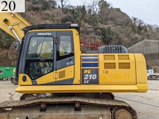 中古建設機械 中古 コマツ KOMATSU 解体機 ロングフロント・ハイリフト PC210LC-10