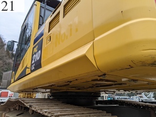 中古建設機械 中古 コマツ KOMATSU 解体機 ロングフロント・ハイリフト PC210LC-10