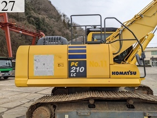中古建設機械 中古 コマツ KOMATSU 解体機 ロングフロント・ハイリフト PC210LC-10