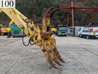 中古建設機械 中古 コマツ KOMATSU 解体機 ロングフロント・ハイリフト PC210LC-10