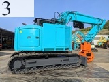 中古建設機械 中古 コベルコ建機 KOBELCO 林業機械 グラップル・ウインチ・排土板 SK135SR-3F