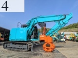 中古建設機械 中古 コベルコ建機 KOBELCO 林業機械 グラップル・ウインチ・排土板 SK135SR-3F