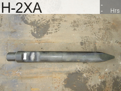 Used Construction Machine Used KONAN / KRUPP Hydraulic breaker chisels Moil point type H-2XA #C164812, -Year -Hours