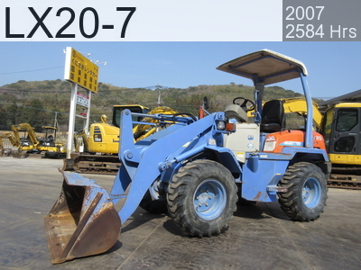 Used Construction Machine Used HITACHI Wheel Loader smaller than 1.0m3 LX20-7 #5911, 2007Year 2584Hours