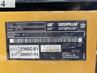 中古建設機械 中古 キャタピラー CAT 油圧ショベル・バックホー ０．７－０．９立米 320GC