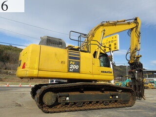 Used Construction Machine Used KOMATSU KOMATSU Material Handling / Recycling excavators Grapple PC200LC-11