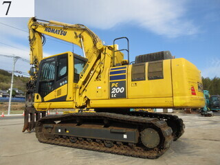 中古建設機械 中古 コマツ KOMATSU マテリアルハンドリング機 グラップル仕様 PC200LC-11