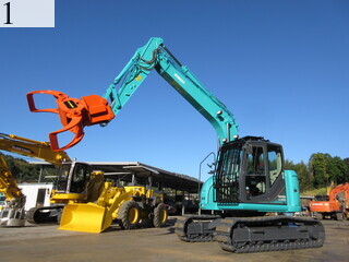 Used Construction Machine Used KOBELCO KOBELCO Forestry excavators Grapple / Winch / Blade SK135SR-3F