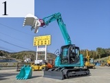 中古建設機械 中古 コベルコ建機 KOBELCO 林業機械 フェラーバンチャザウルスロボ SK135SR-5