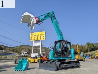 中古建設機械 中古 コベルコ建機 KOBELCO 林業機械 フェラーバンチャザウルスロボ SK135SR-5