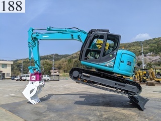 中古建設機械 中古 コベルコ建機 KOBELCO 林業機械 フェラーバンチャザウルスロボ SK135SR-5