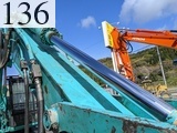中古建設機械 中古 コベルコ建機 KOBELCO 解体機 ロングフロント・ハイリフト SK135SRDLC-3