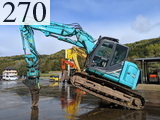中古建設機械 中古 コベルコ建機 KOBELCO 解体機 ロングフロント・ハイリフト SK135SRDLC-3