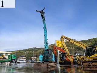 中古建設機械 中古 コベルコ建機 KOBELCO 解体機 ロングフロント・ハイリフト SK135SRDLC-3