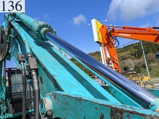 中古建設機械 中古 コベルコ建機 KOBELCO 解体機 ロングフロント・ハイリフト SK135SRDLC-3