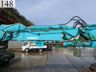 中古建設機械 中古 コベルコ建機 KOBELCO 解体機 ロングフロント・ハイリフト SK135SRDLC-3