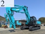 中古建設機械 中古 コベルコ建機 KOBELCO 解体機 ロングフロント・ハイリフト SK350DLC-8