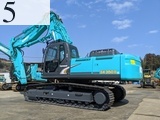 中古建設機械 中古 コベルコ建機 KOBELCO 解体機 ロングフロント・ハイリフト SK350DLC-8
