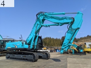 中古建設機械 中古 コベルコ建機 KOBELCO 解体機 ロングフロント・ハイリフト SK350DLC-8