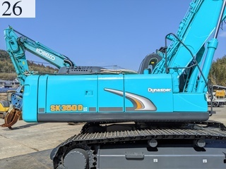 中古建設機械 中古 コベルコ建機 KOBELCO 解体機 ロングフロント・ハイリフト SK350DLC-8