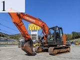 中古建設機械 中古   油圧ショベル・バックホー ０．４－０．５立米 ZX135US-6