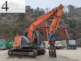 中古建設機械 中古 日立建機 HITACHI 解体機 ロングフロント・ハイリフト ZX135USK-5B