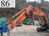 中古建設機械 中古 日立建機 HITACHI 解体機 ロングフロント・ハイリフト ZX135USK-5B