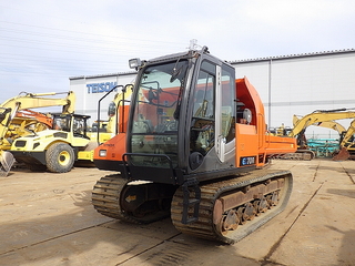 Used Construction Machine Used HITACHI Crawler carrier Crawler Dump Rotating EG70R-3 Photos