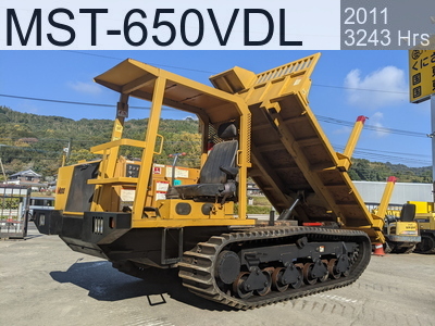 Used Construction Machine Used MOROOKA Forestry excavators Forwarder MST-650VDL #65002, 2011Year 3243Hours