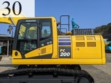 中古建設機械 中古 コマツ KOMATSU 油圧ショベル・バックホー ０．７－０．９立米 PC200-11
