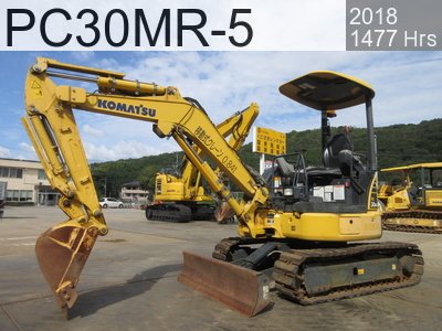 Used Construction Machine Used KOMATSU Excavator 0.2-0.3m3 PC30MR-5 #53823, 2018Year 1477Hours