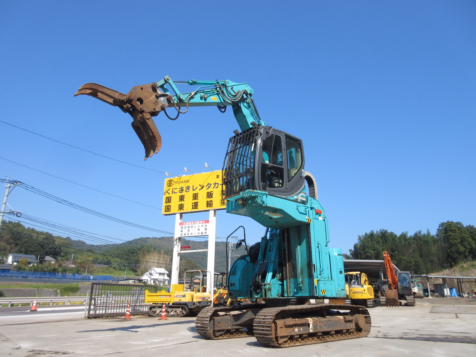 Used Construction Machine Used  Material Handling / Recycling excavators Grapple SK135SRD-5 Photos