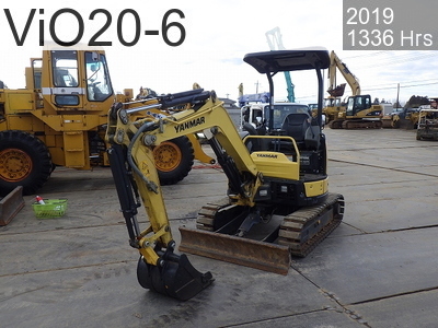 Used Construction Machine Used YANMAR Excavator ~0.1m3 ViO20-6 #61156, 2019Year 1336Hours