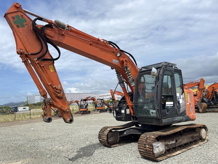 Used Construction Machine Used HITACHI Demolition excavators Long front ZX135USK-5B Photos