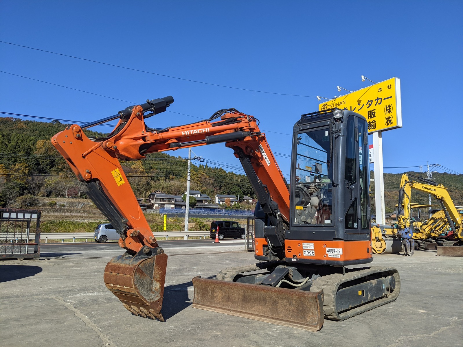 Used Construction Machine Used HITACHI Excavator 0.2-0.3m3 ZX40UR-5B Photos