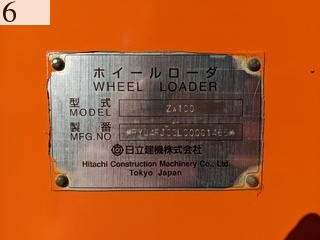 中古建設機械 中古   ホイール・ローダ １．０立米以上 ZW100