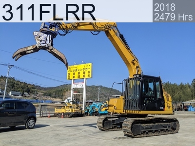 Used Construction Machine Used CAT Material Handling / Recycling excavators Grapple 311FLRR #JFT10335, 2018Year 2479Hours